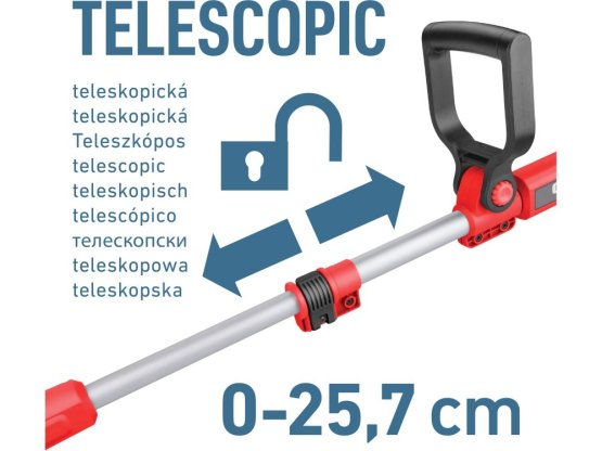 EXTOL PREMIUM Sekačka strunová aku SHARE20V 30cm 2Ah 8891900