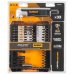 DeWALT McLaren sada rázových vrtáků 33ks s pravoúhlým nástavcem DT70782-QZ Tough Case