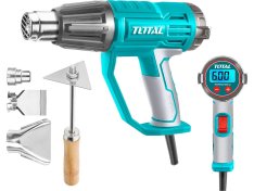 TOTAL Pistole horkovzdušná s LCD displejem 2000W TB20056