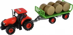 TEDDIES traktor Zetor s valníkem a balíky plast 36cm