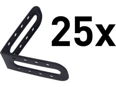 EXTOL PREMIUM 8845010A rohové profily k distančním/nivelačním klipům, sada 25ks, plast
