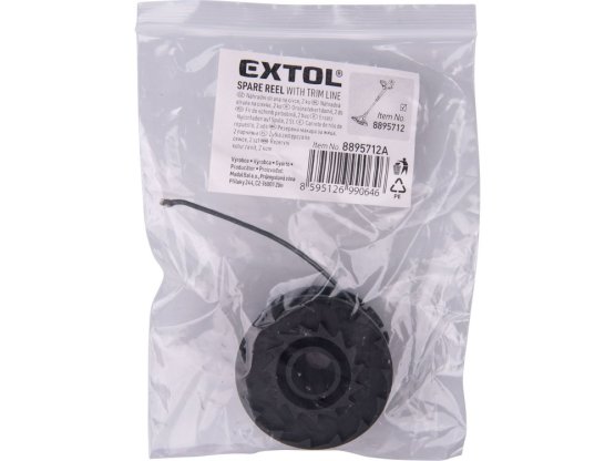 EXTOL PREMIUM 8895712A struna na cívce do strunové sekačky, 2ks