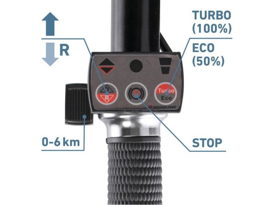 EXTOL PREMIUM Transportér s pojezdem aku 200l 54V Li-ion 15Ah 8891591