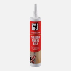 Silikon akrylový tmel 280ml bílý Den Braven