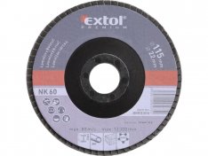 EXTOL PREMIUM 8803306 kotouč lamelový šikmý korundový, P60, 115mm, KORUND