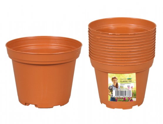 Nohel Garden Květník CLASSIC TOD lehčený plastový 9,5cm 12ks