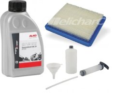AL-KO sada na výměnu oleje + olej SAE30 0,6L + vzduchový filtr