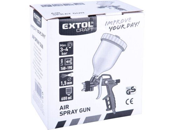 EXTOL CRAFT 99314 pistole stříkací, 700 ml, 4 bar ( 0,4 MPa)