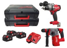 Milwaukee aku SET M18FPP2AC-503X POWERPACK