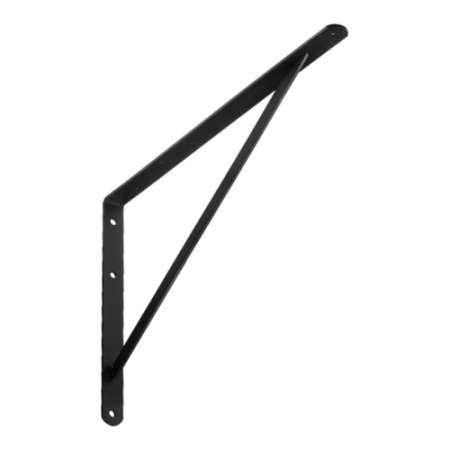 DOMAX konzole zpevněná černý 300x200x4,0mm WSWP300 5353 DMX