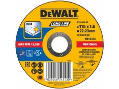 DEWALT kotouč řezný 115x1,6mm ocel, nerez DT43905-QZ