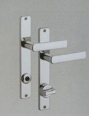 ROSTEX Kování interiérové 804 klika/klika 72 mm WC R 804WC72