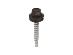 WFD Šroub farmářský 4,8x35mm lakovaný RAL 8019 balení 20ks BWFD-48035-8019 KLIMAS