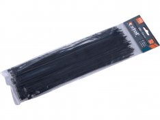 pásky na vodiče černé, 280x3,6mm, 100ks, 8856158 NYLON, EXTOL PREMIUM