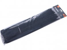 pásky na vodiče černé, 400x4,8mm, 100ks, 8856166 NYLON, EXTOL PREMIUM
