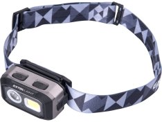 EXTOL LIGHT 43185 čelovka 500lm, USB nabíjení, s IR čidlem, OSRAM LED+COB LED