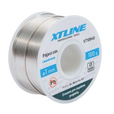 XTLINE drát pájecí cínový 1mm 100g P19932