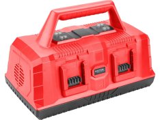 EXTOL PREMIUM Nabíječka na 4 baterie SHARE20V 2+2 3,5A 8891895