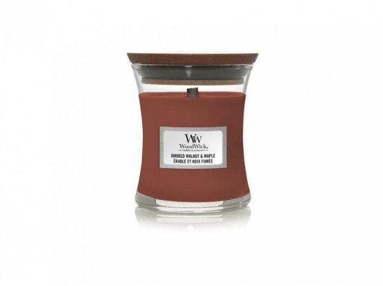 WoodWick Walnut & Maple 85 g svíčka váza malá 38283