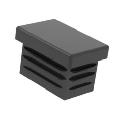 Zátka do jeklu 100 x 80 x 3-5,5 mm obdélníková černá