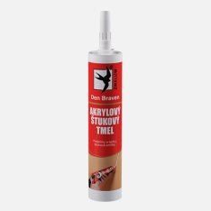 Akrylový štukový tmel 310ml bílý Den Braven