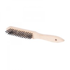 XTLINE kartáč ocelový dřevěná rukojeť 4-řadý XT701111056