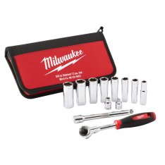 Milwaukee 48229001 ráčnový set 3/8" s otočnou hlavicí
