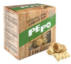 PE-PO podpalovač z dřevité vlny 32ks