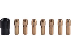 EXTOL CRAFT kleštiny, sada 8ks, ?1-1,6-2-2,3-3-2x3,2mm, hlavice M8x0,75 404191