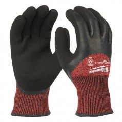 MILWAUKEE rukavice povrstvené nitrilem ZIMNÍ velikost XL/10 třída ochrany 3, 4932471349