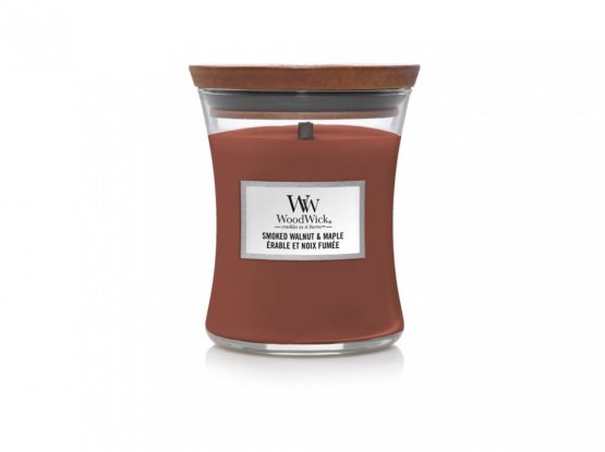 WoodWick Smoked Walnut & Maple 275 g svíčka váza střední 38282