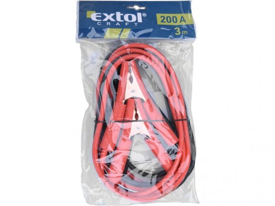 EXTOL CRAFT 9608 kabel startovací, 200A, délka kabelu 3m