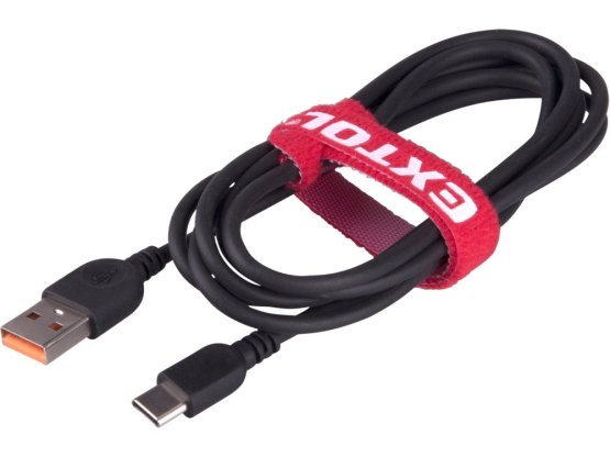 EXTOL ENERGY Kabel USB-C-USB-A 1,5m 42090