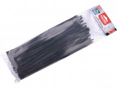 pásky stahovací na kabely EXTRA, černé, 280x4,6mm, 100ks, nylon PA66 8856234