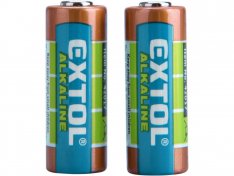 EXTOL ENERGY baterie alkalické, 2ks, 12V (23A) 42017