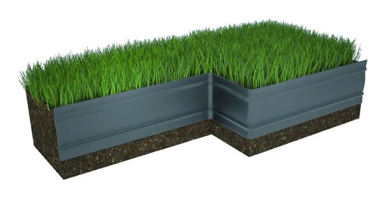 Trávníkový obrubník skrytý 12,5cm X 8m