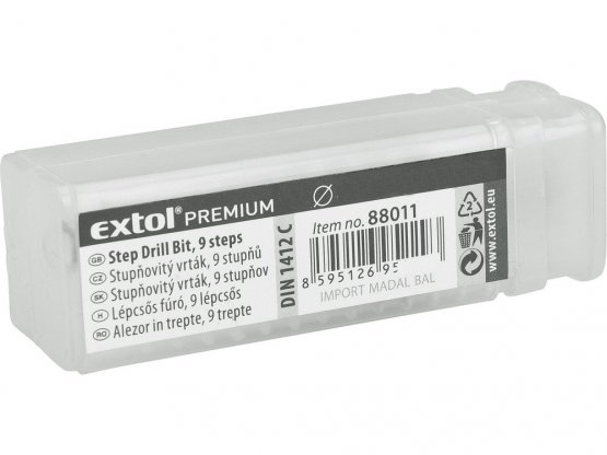 Extol Premium vrták stupňovitý, 6-30/2mm 8801163