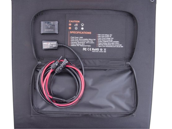 HERON Panel solární nabíjecí skládací MC4 USB 100W 8896880