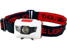 čelovka 1W + 2LED, 4módy světla, EXTOL 43102