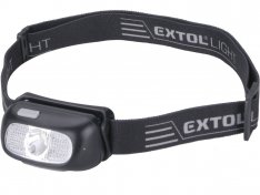 EXTOL LIGHT čelovka 130lm CREE XPG, nabíjecí, USB, dosvit 40m, 5W CREE XPG LED 43181