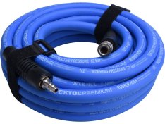 EXTOL hadice vzduchová 1/2" (13/19mm) 10m guma s rychlospojkami 8865149