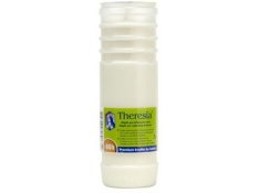 Svíce hřbitovní Bolsius Theresia vklad 290g ~ 86h bílá litá