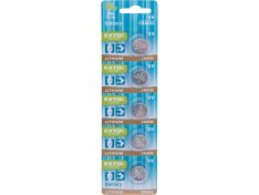 EXTOL ENERGY Baterie lithiové 5ks 3V (CR1632) 42052