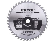 kotouč pilový s SK plátky, 300x2,2x30mm, 40T, šířka SK plátků 3,2mm, SK, 8803246 EXTOL PREMIUM