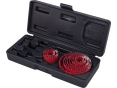 vrtáky vykružovací korunkové, 12průměrů ∅19-76mm 8801606