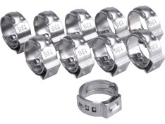 EXTOL PREMIUM spona na hadici, 10ks, ?13,8mm, INOX 8865171