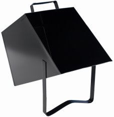 Uhlák hranatý s podnoží černý lak V.A.P.K.