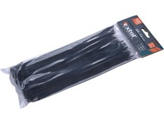 EXTOL pásky na vodiče černé 200x3,6mm 100ks 8856156