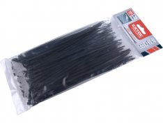 pásky stahovací na kabely EXTRA, černé, 200x3,6mm, 100ks, nylon PA66 8856232