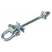 AZSTEEL hák houpačkový s třmenem D+ M10x160mm ZN 1288.012